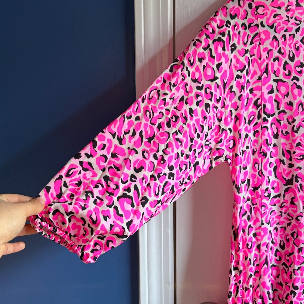 LIKE NEW Lilly Pulitzer XS Cynthia Swing Dress in Pink Topaz My Favorite Spot - Picture 8 of 14